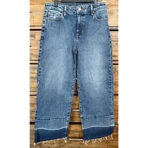 FIDELITY DENIM Malibu High-Rise Crop Wide-Leg Jeans Women's Sz 27 NWT